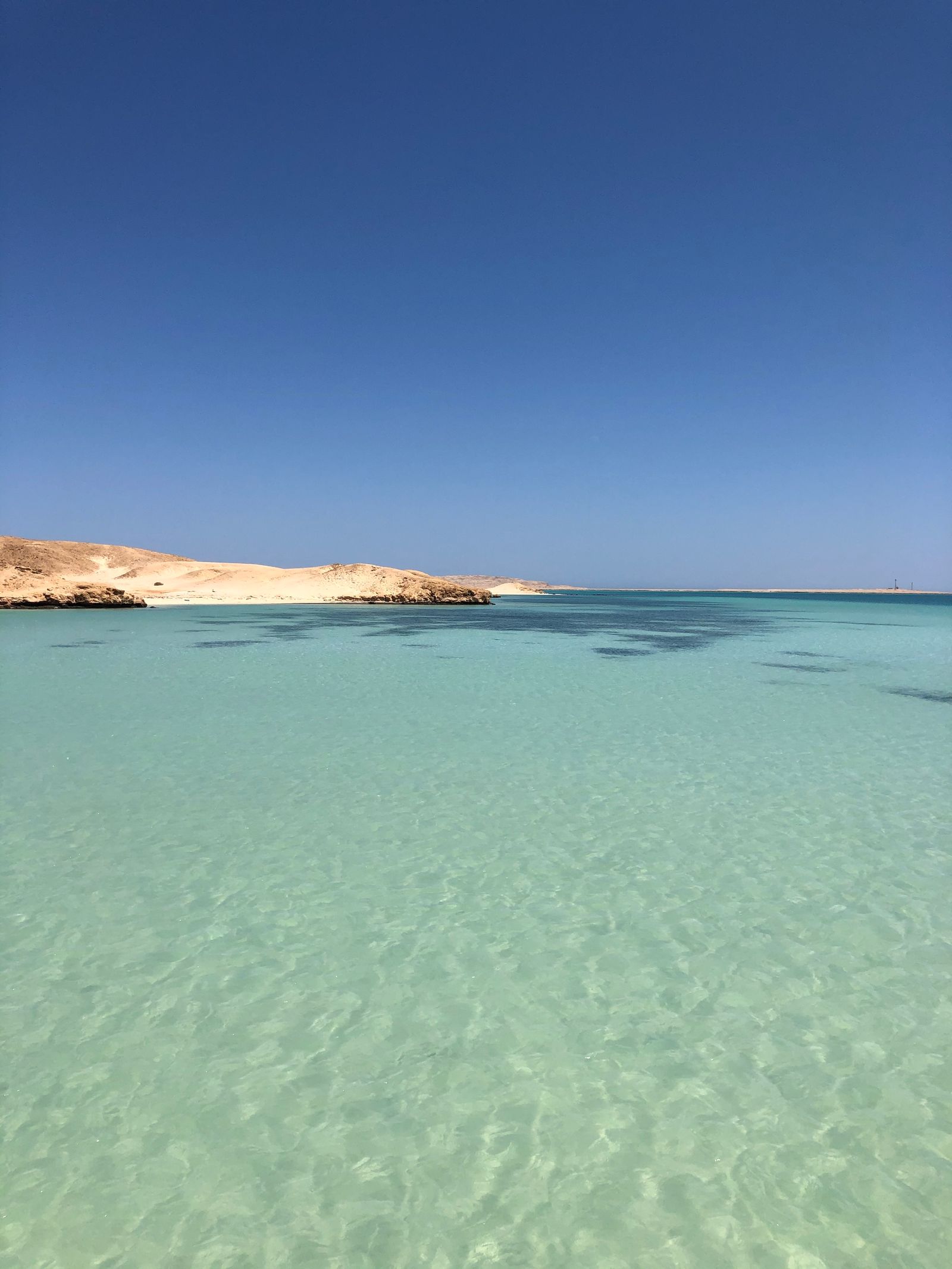 Boot op de Rode Zee bij Hurghada